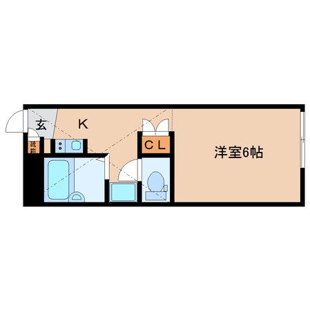 筒井駅 徒歩7分 1階の物件間取画像